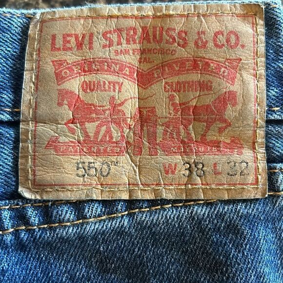 NEW Levi's Mens 550 Relaxed Jeans - Picture 5 of 7